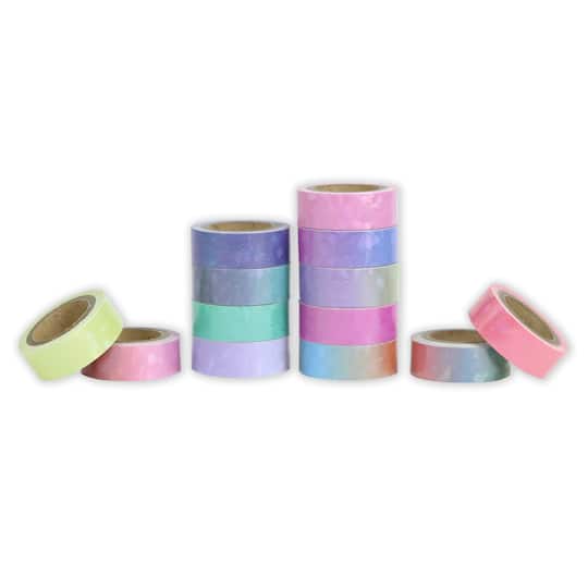 Ombre Rainbow Crafting Washi Tape Set by Recollections™